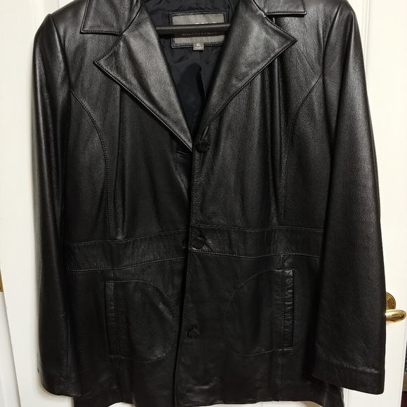 Wilson's black leather Jacket New with tags - Picture 2 of 9